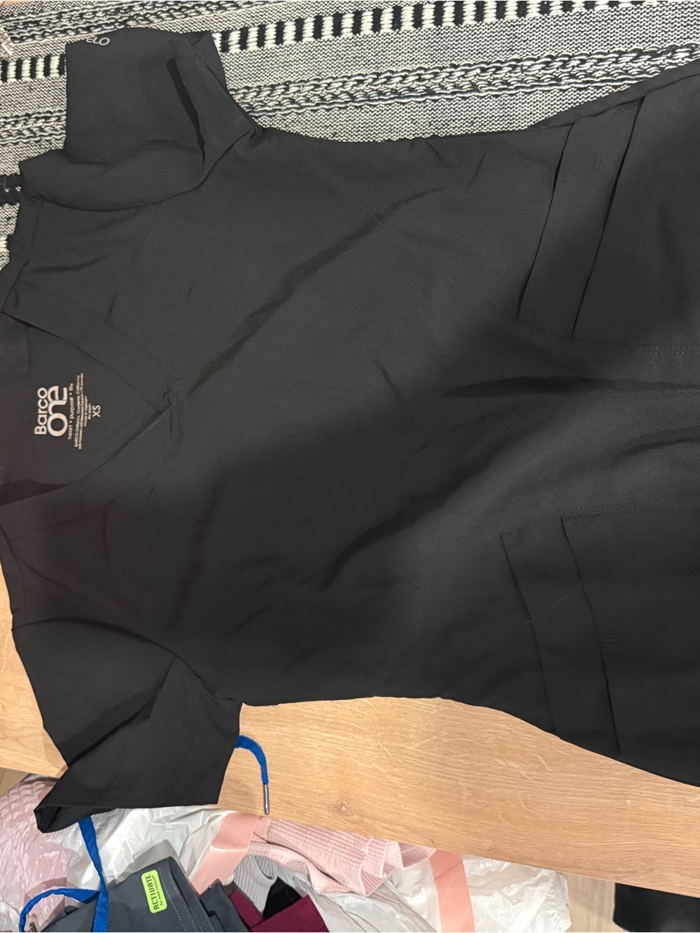 Woman’s Black Scrub Set
